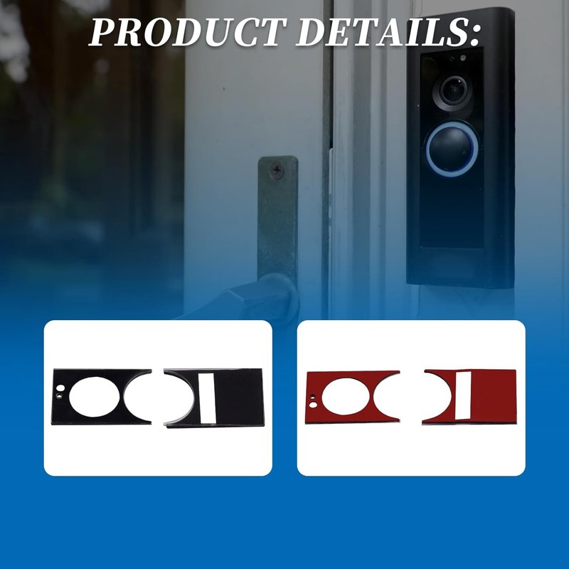 1x Replace Lens Screen Protector For Ring Doorbell Pro,Not Doorbell Pro 2 Black gallery