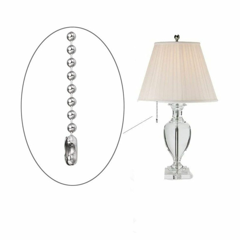 10FT Beaded Pull Chain Ceiling Fan Beaded Pull Chain Extension with Connector US gallery
