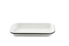 TableCraft 10349 Sheet Pan 1/8 Size 10" x 6" x 1-1/8" White with Black Rim E gallery