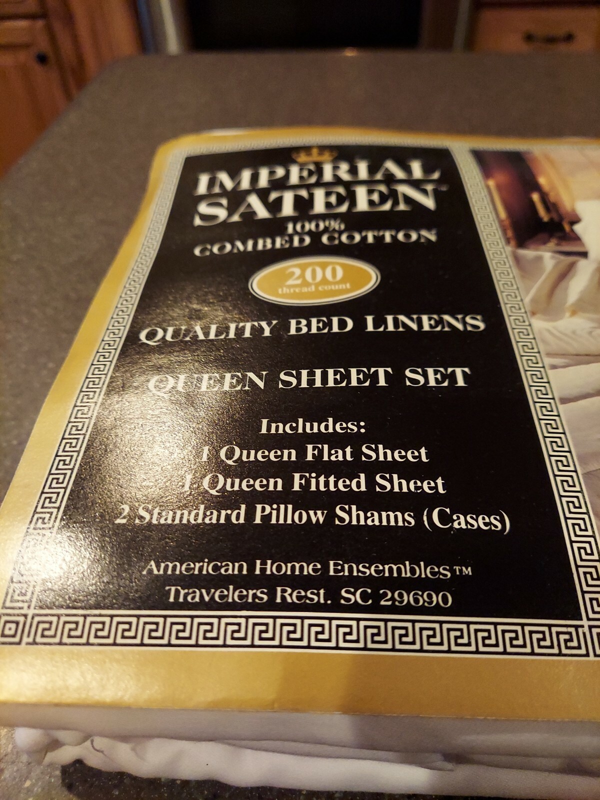 Imperial Sateen 200 Thread Count Queen Sheet Set White gallery