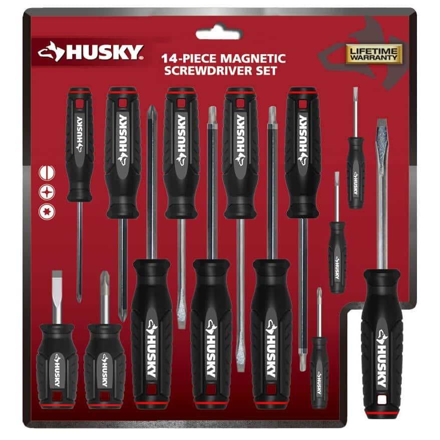 Husky Screwdriver Set with Magnetic Tip (14-Piece) gallery
