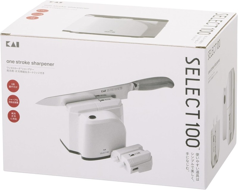 KAI SELECT100 One-Stroke Knife Sharpener AP0133 JAPAN NEW gallery