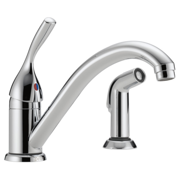 Delta Kitchen Faucet 1-Handle w/ Spray Chrome-Certified Refurbished gallery