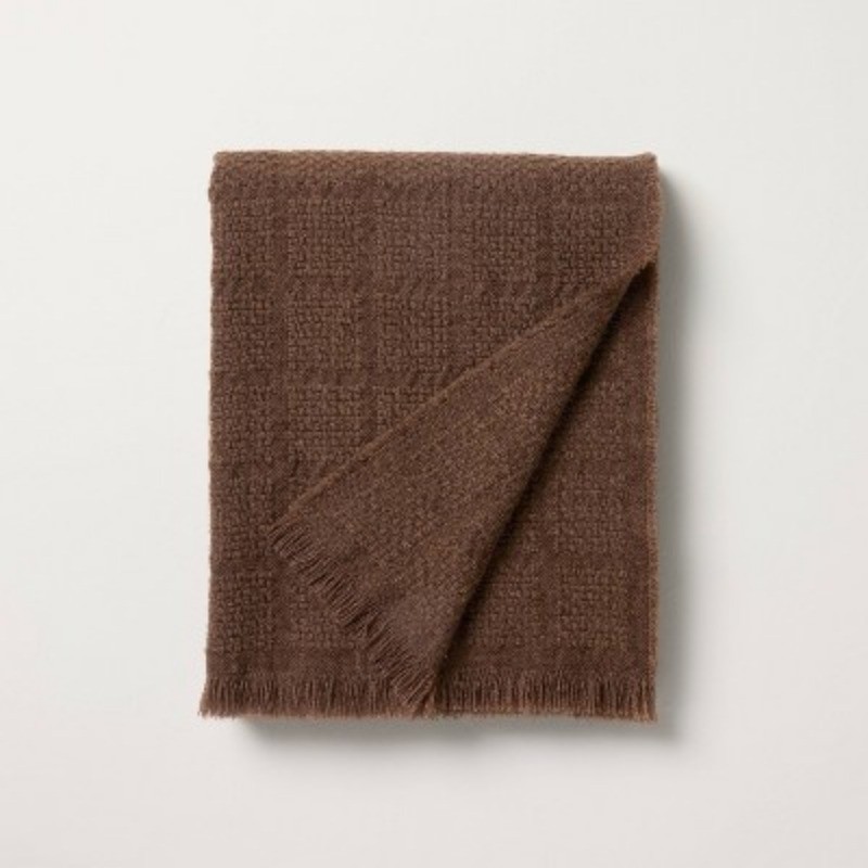Woven Grid Throw Blanket Green - Hearth & Hand™ with Magnolia gallery