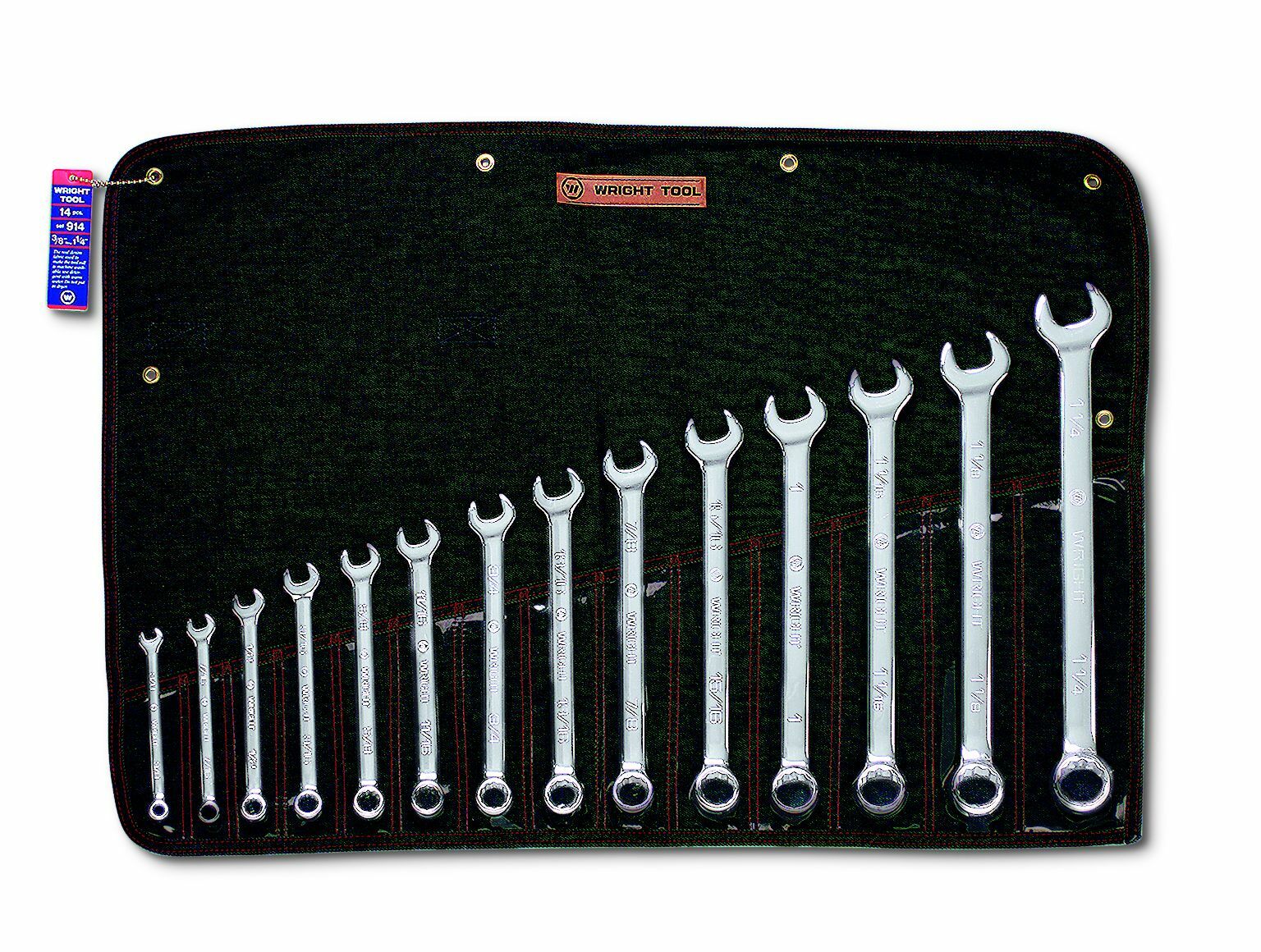 Wright Tool WRIGHTGRIP® 2.0 12 Point Combination Wrench Set 14 Piece SAE 914 gallery
