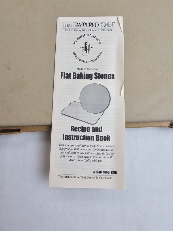 Pamperd Chef 12 x 15 Rectangular Baking Stone - Pizza - Cookie Stoneware Baker gallery