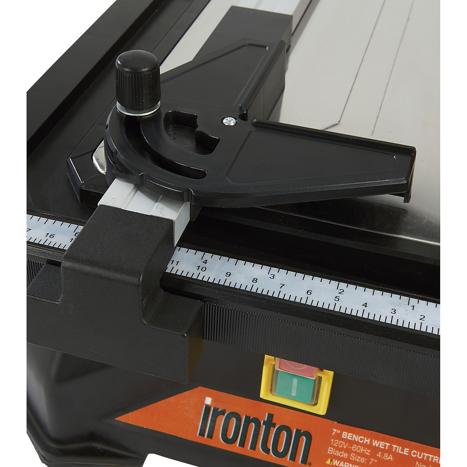 Ironton 7in. Bench Wet Tile Cutter, 3450 Max. RPM, 120 Volts, Cuts Ceramic, gallery