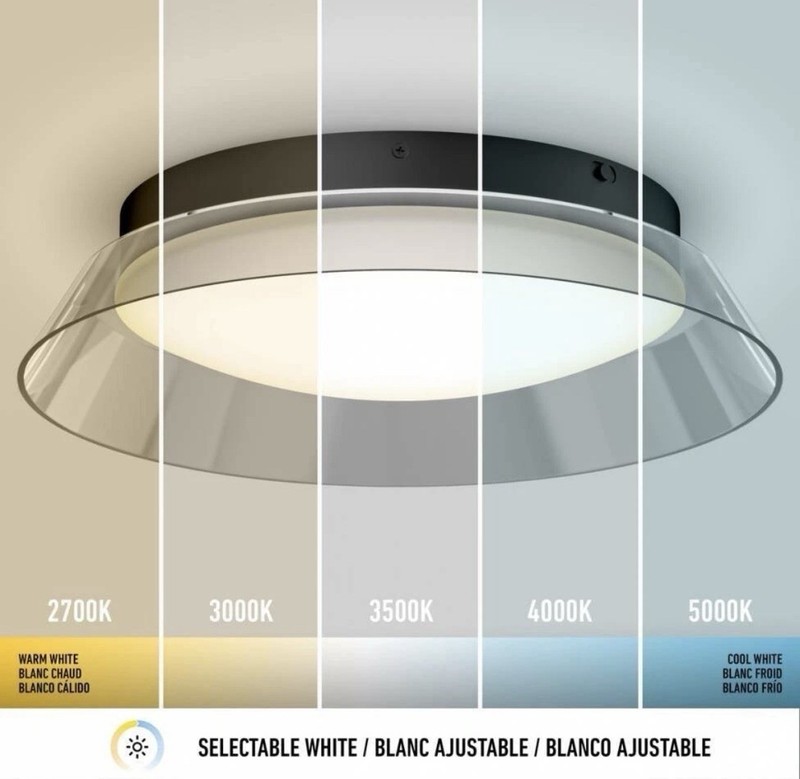Artika 1-Light Integrated Selectable LED Flush Mount Ceiling 5CCT gallery