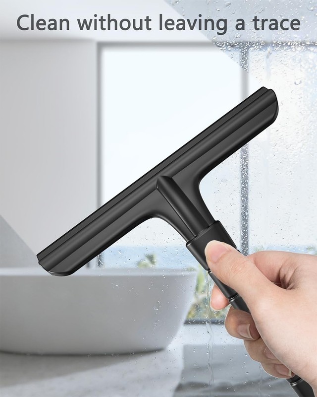 Shower Squeegee for Glass Doors, Multi-Purpose Home Car Cleaning Tool gallery