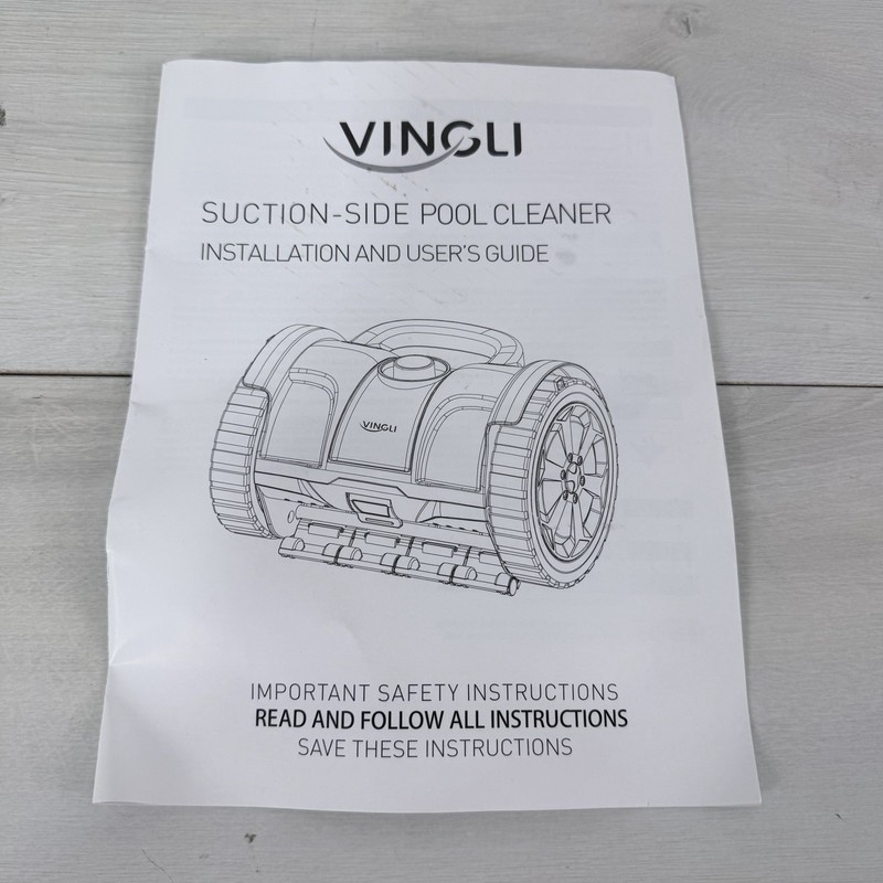 VINGLI Pool Vacuum Cleaner, Suction Side Wall-Climbing Sweeper MISSING PIECES gallery