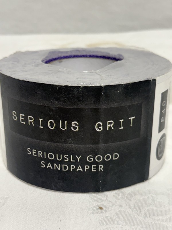 Serious Grit Ceramic Multi-Hole Hook & Loop Sandpaper Rolls 70mm x 8m 40 Grit gallery