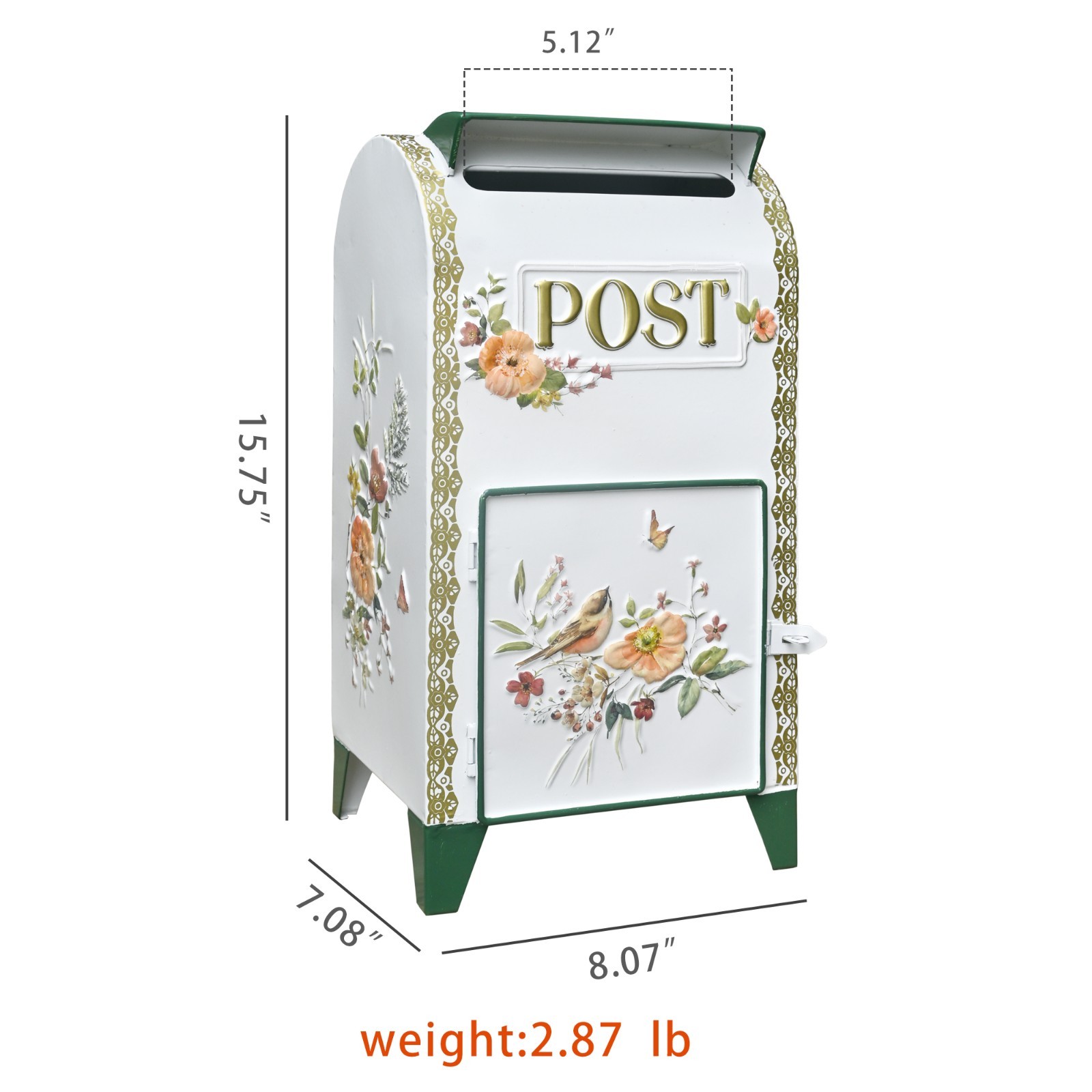 Vintage Wedding Mailbox Post Box Card Box for Wedding Decoration Centerpiece gallery