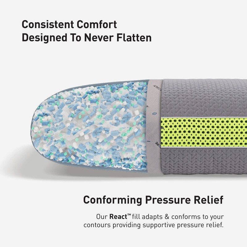 Multi-Position Performance Pillow, Medium Soft Cooling Pillow for Back, Side ... gallery