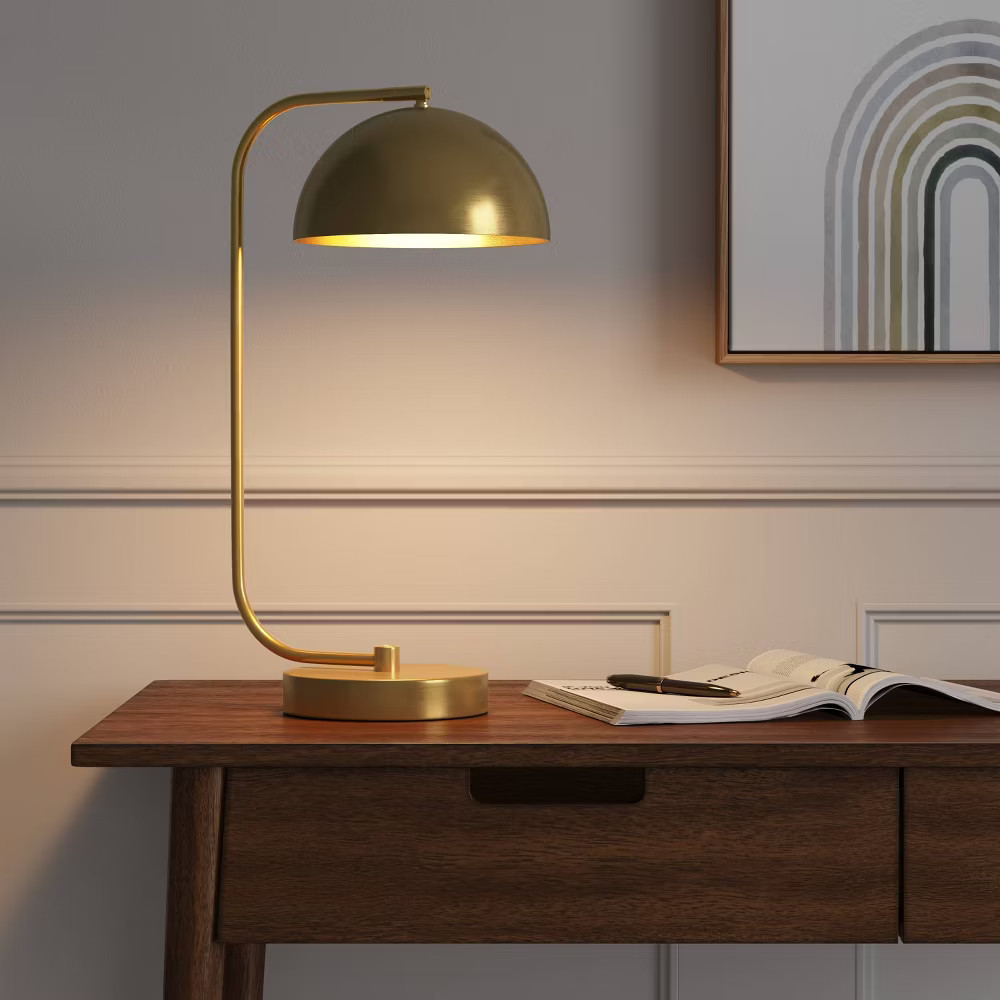 Valencia Dome Table Lamp Brass - Project 62 gallery