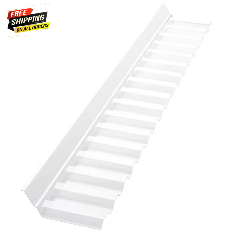 4 Ft. Polycarbonate Wall Connector Flashing in Clear gallery