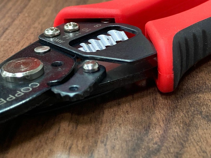 Heavy Duty Cable Cutter & Stripper Cuts Up To 1/0 AWG Strips 8-14 Gauge Wire USA gallery