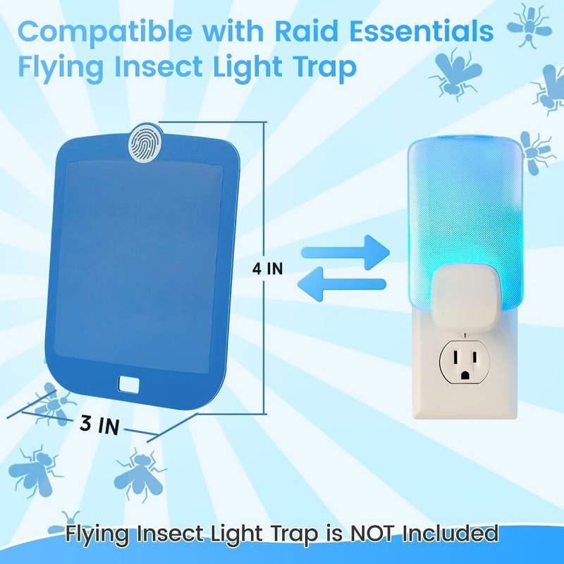 10 Pack Refill Cartridges Compatible with Raid Essentials Flying Insect Light gallery