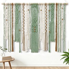 Macrame Wall Hanging Large Art Handmade Woven Tapestry Boho Decor 38″ x 29″