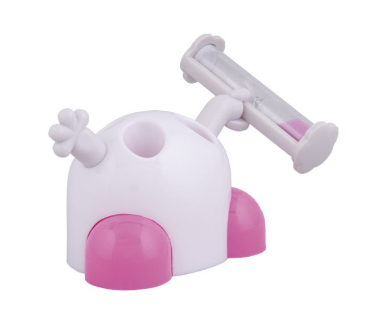 Toothbrush Holder Tooth Brushing Sand Watch Hourglass 3 Minutes Timer Kids USA gallery