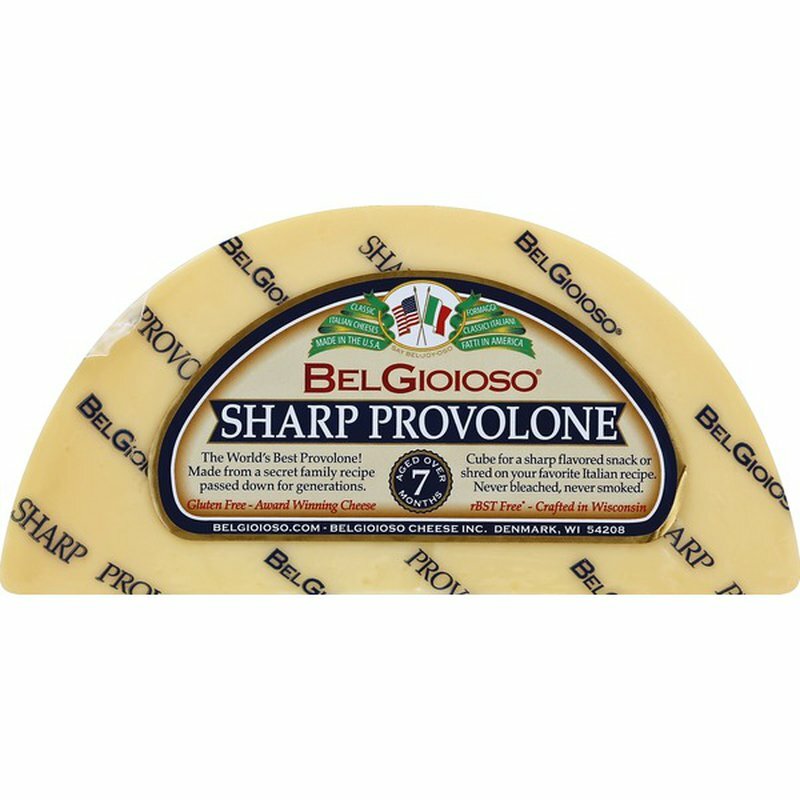 BelGioioso Cheese, Sharp Provolone 1 pound (2 - 8 oz half moon pieces) gallery
