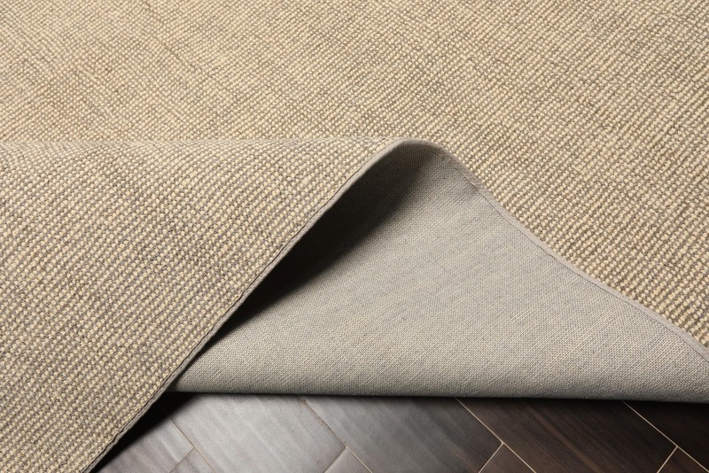 Multi Sizes Hand Loomed Wool Beige, Graphite Handmade Rug gallery