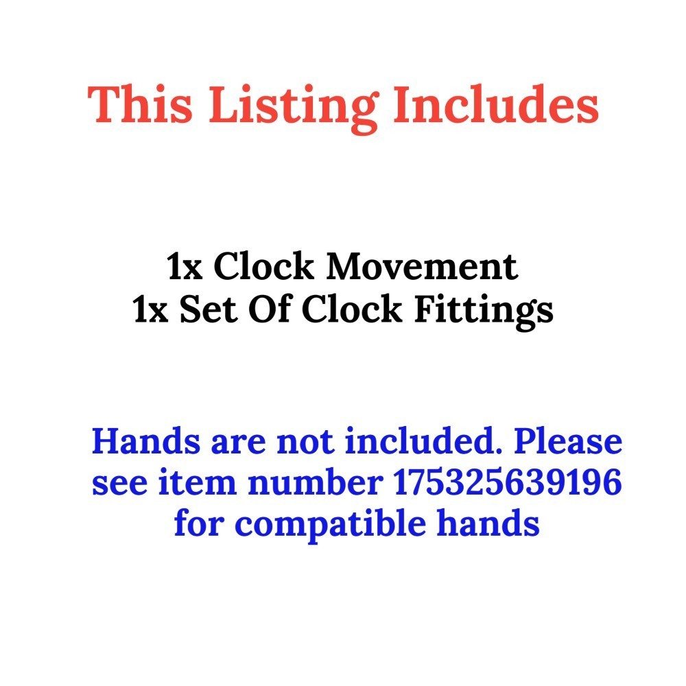 New OK888 Replacement Quartz Clock Movement Mechanism Hand Holes 3.6mm & 5.5mm gallery