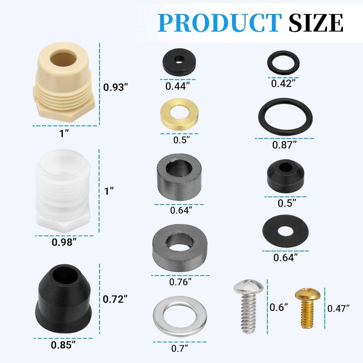 630-7755 Wall Hydrant Repair Kit Compatible with Prier Mansfield 300 400 500 gallery