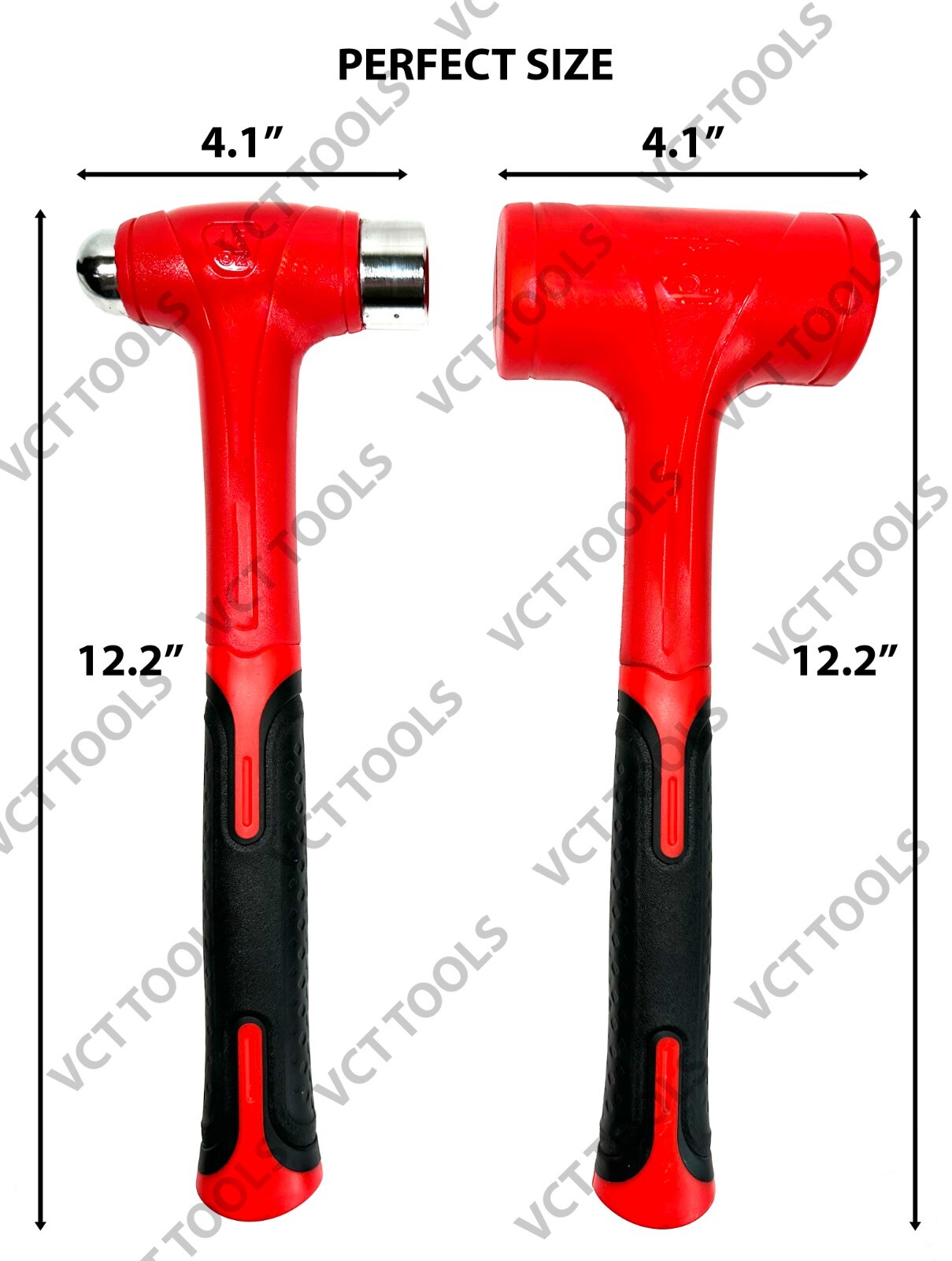VCT 2Pc Dead Blow Hammer Set, 1LB Ball Pein Hammer, 1.5LB Dead Blow Hammer gallery