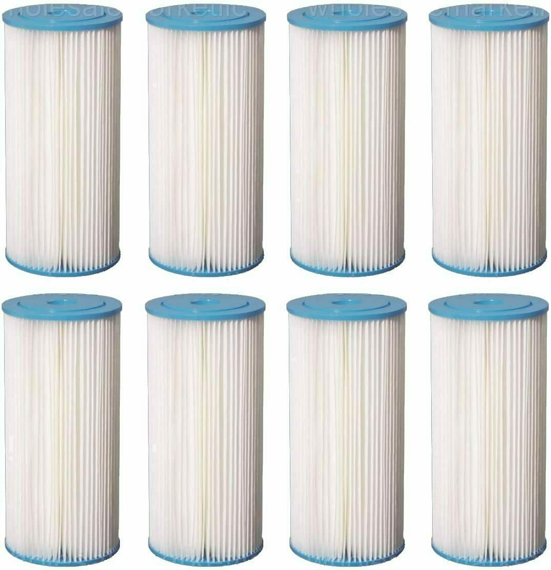 Bluonics Pleated Sediment Water Filters 8 Washable 4.5 x 10 Cartridges -5 Micron gallery