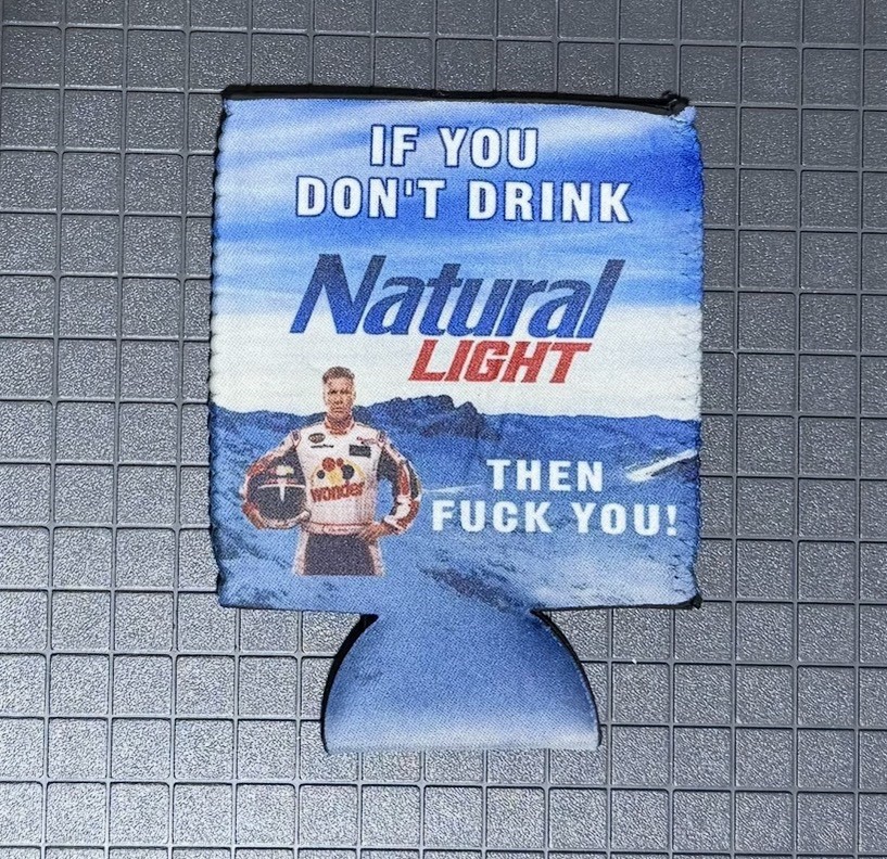 One Natural light Ricky Bobby Beer pop soda can koozie camping kayaking fishing gallery