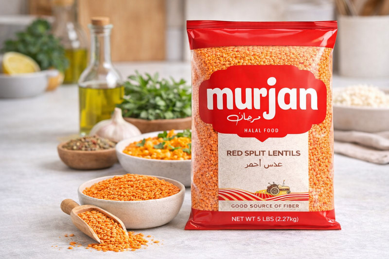 Premium Turkish Red split Lentil (5 lbs) Dal 80 oz Bulk size Turkish Red Lentils gallery