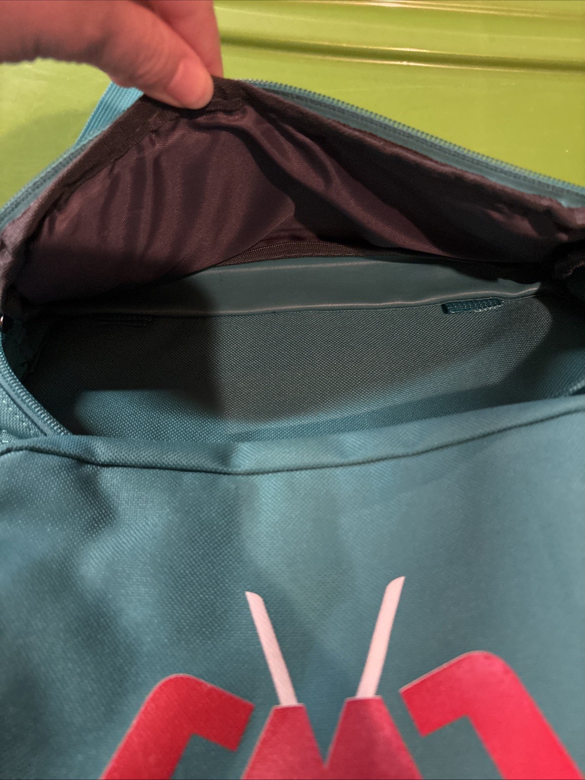 Chad wild clay book bag  Backpack Red Blue 5