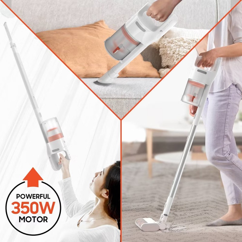 Sharper Image Stick & Handheld Combo Vacuum with 350W Motor, Cordless White gallery
