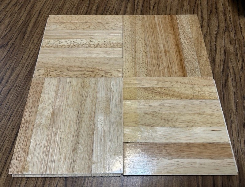 Solid Parquet Hardwood Tile Flooring (10 Tiles/Package) Traffic Master NEW! gallery