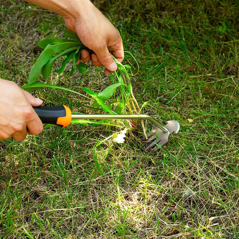 Uprooting Weeding Tool - Hand Held Weeder Puller Tool, Rubber Handle, 4 Teeth We gallery