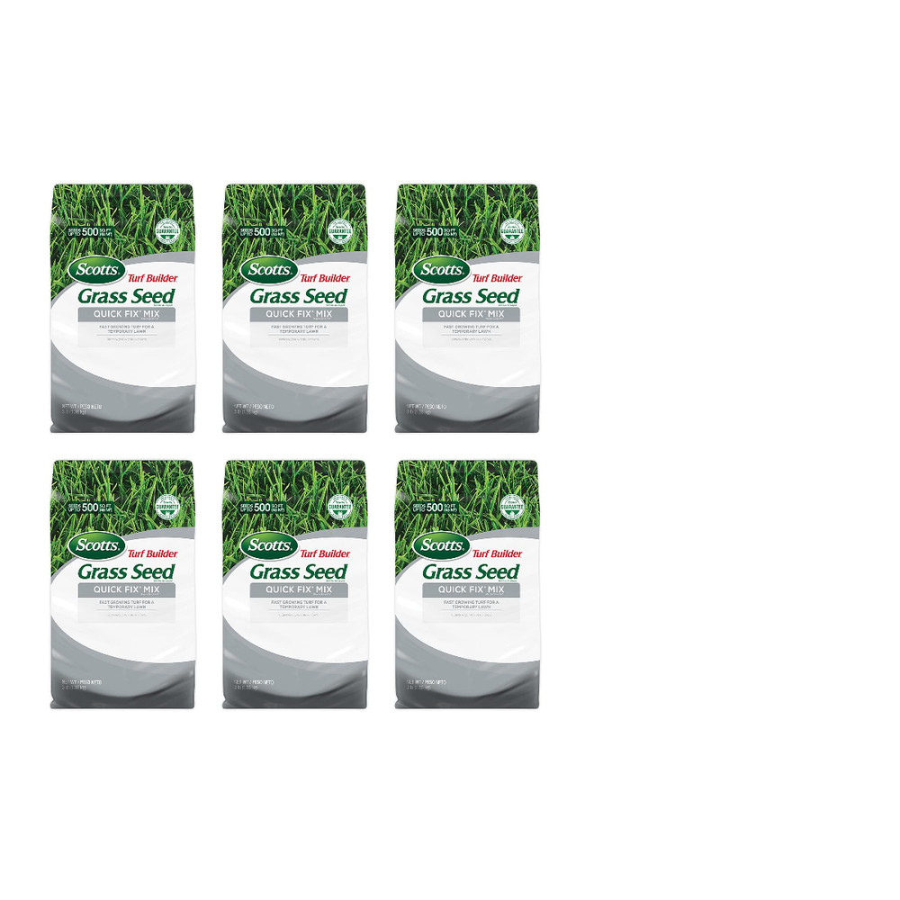 Scotts Turf Builder Grass Seed Quick Fix Mix 3 Lbs. 6-Pack 18272