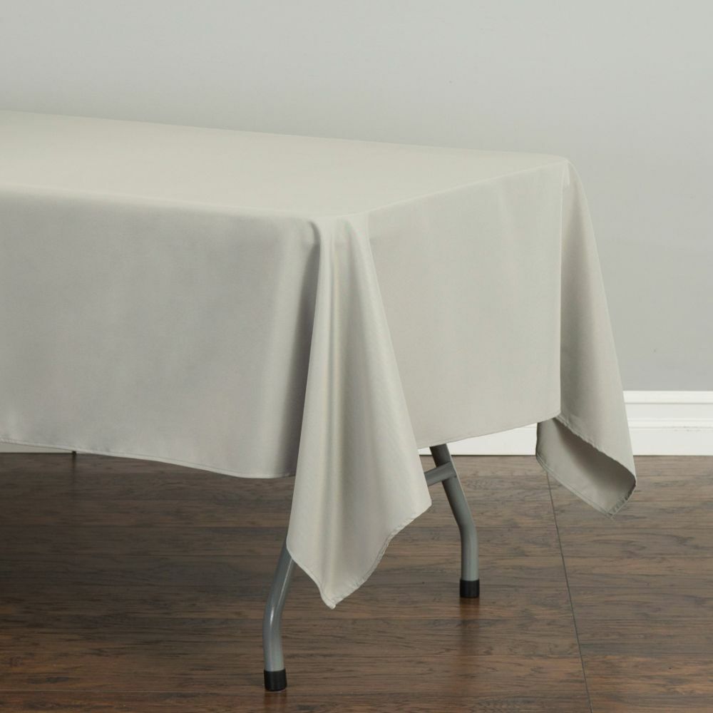 1 or 10 pcs 70 x 120 in. Rectangular Poly Tablecloth 33 colors Wedding Party gallery