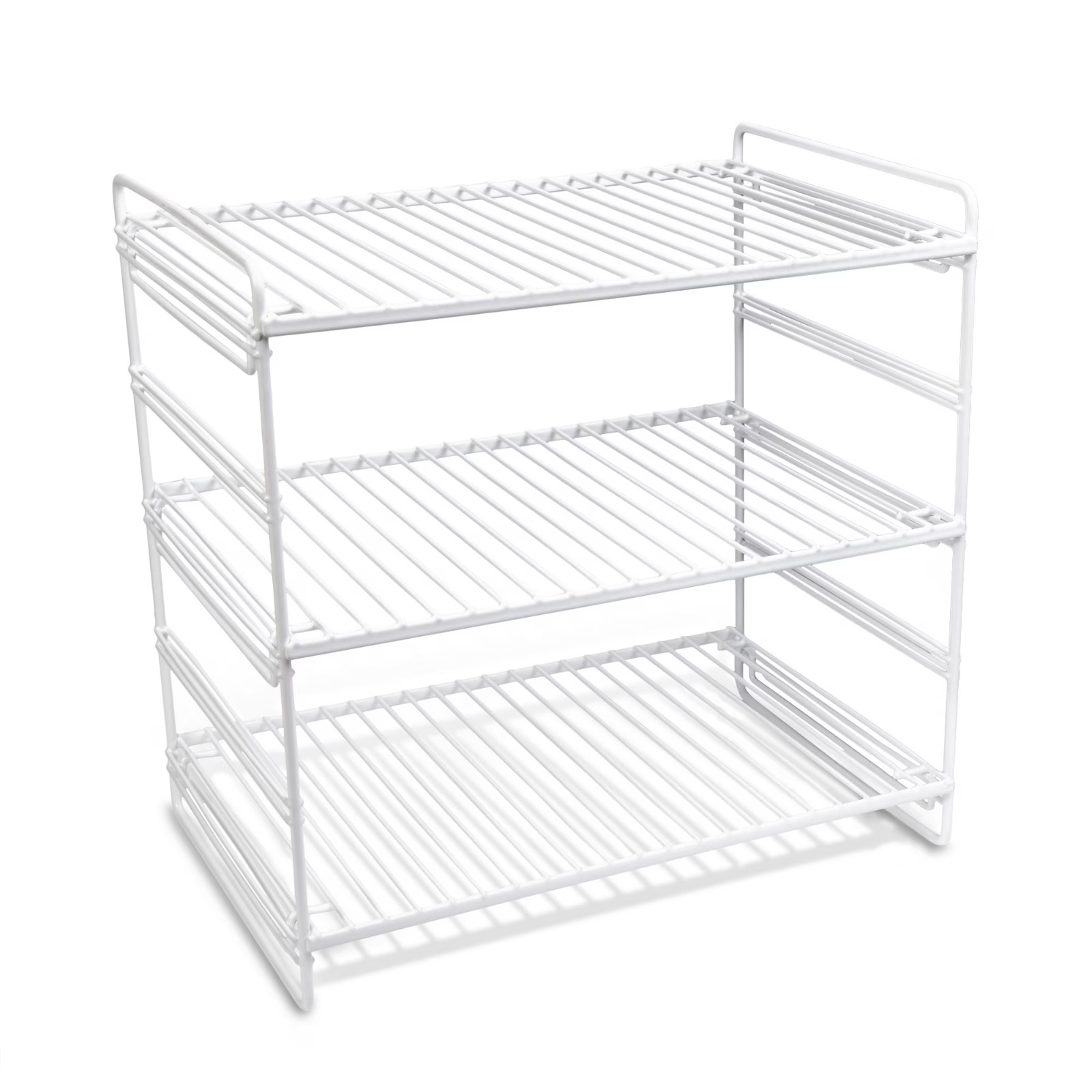 Mainstays 3-Tier Adjustable Shelf Organizer, Kitchen Counter Storage Rack for Pa gallery