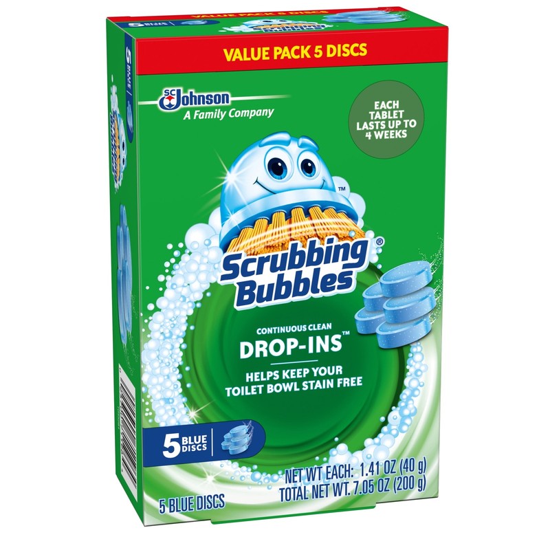(6 pack) Continuous Clean Drop-Ins - Up to 4 Weeks, 5 Blue Discs, 7.05 oz gallery