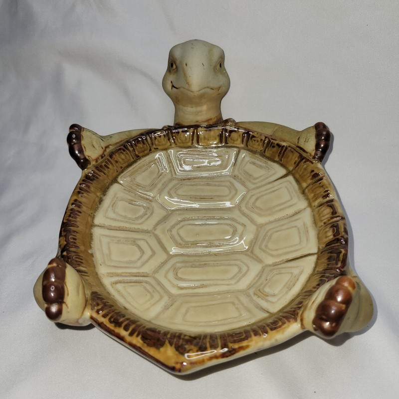 Unique Vintage Turtle Dish Trinket Candy Bowl gallery