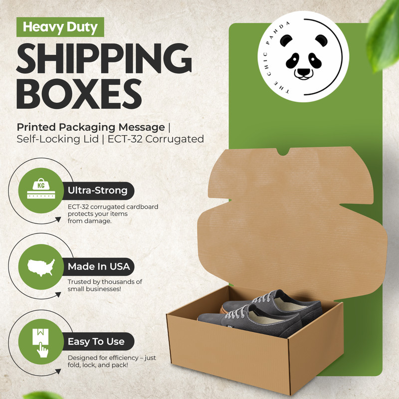 (Small Size) Blank Shipping and Replacement Shoe Box - 9" X 6" X 4.125" gallery