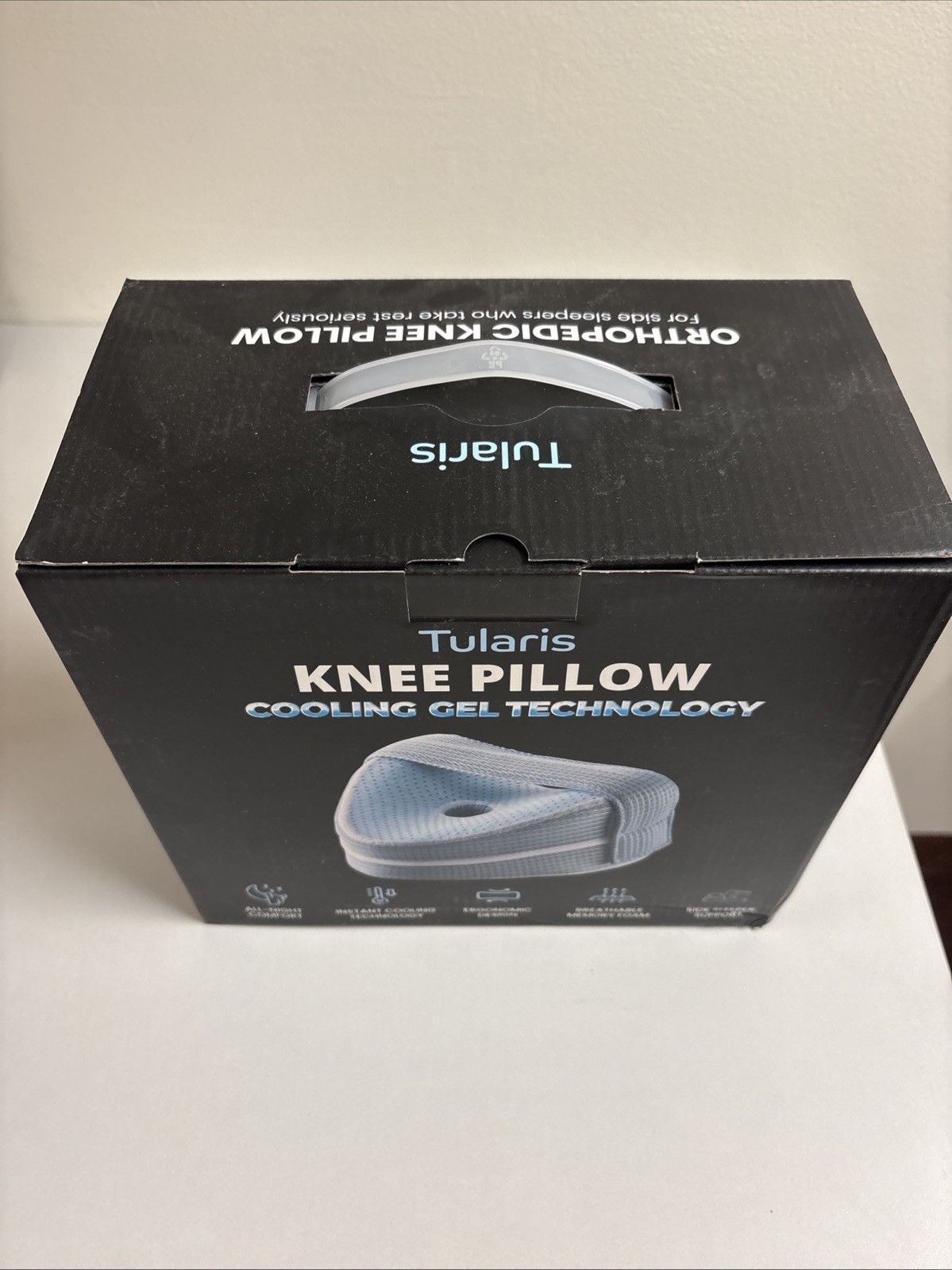 TULARIS Cooling Gel Knee Pillow for Side Sleepers Hip Pain - New G108 gallery