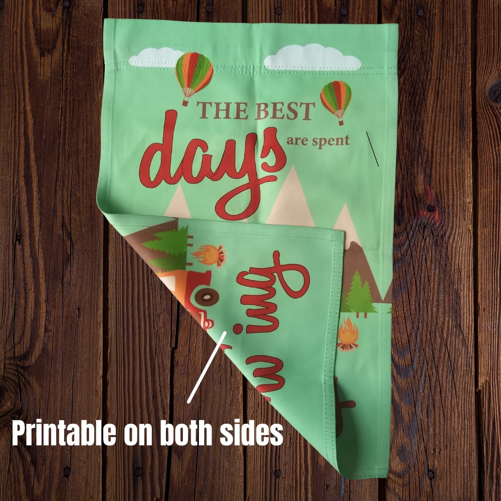 5 Pack Polyester DIY Blank Garden Flags | Double Side Print Dye Sublimation Flag gallery