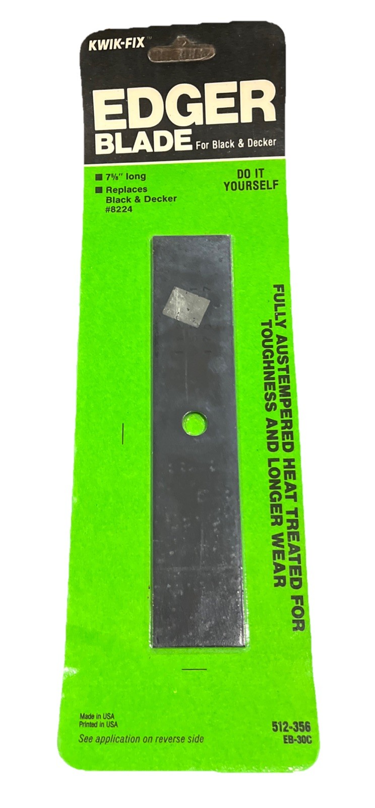 Edger Blade 7 5/8 Inches Long Kwik-fix 512-356. Fits 8224 And 82-024 gallery