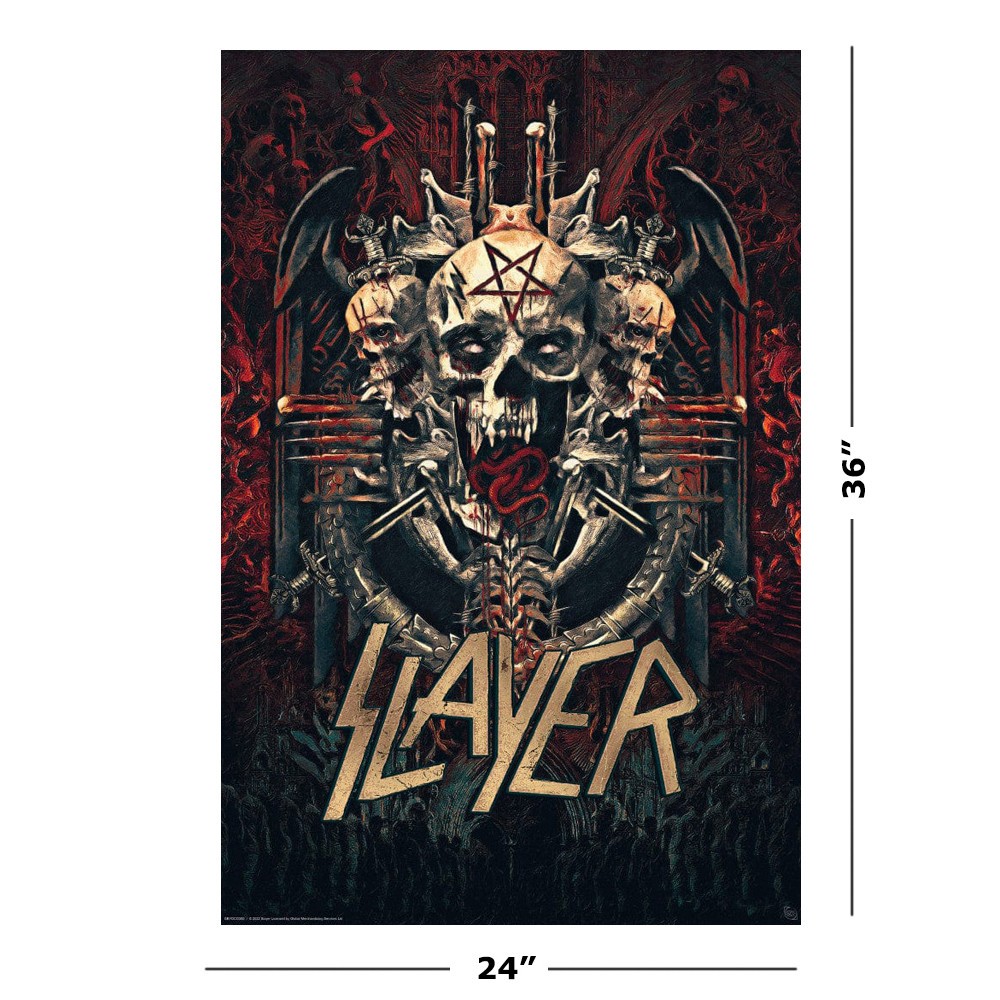 Slayer - 2 Piece Music Poster Set (Skullgram & Repentless) (Size: 24 x 36" each) gallery