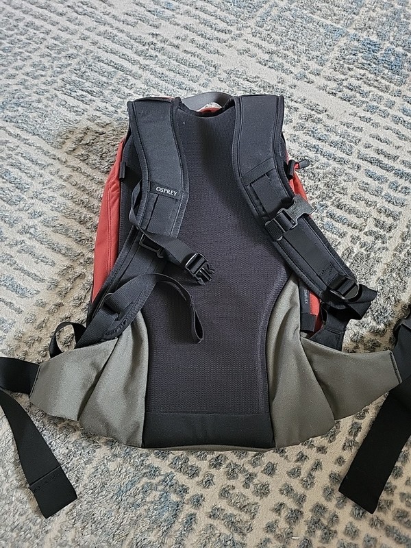 Osprey Heritage Simplex  Black Red Backpack  3