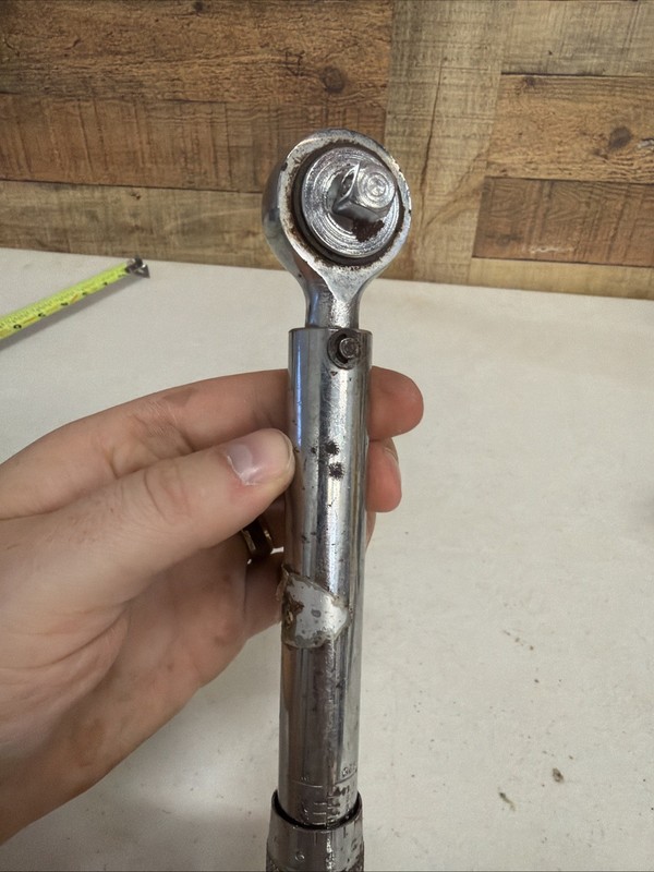 3/8 " dr MICROMETER CLICK TORQUE WRENCH TOOL 120-960 inch pounds / newton metric gallery