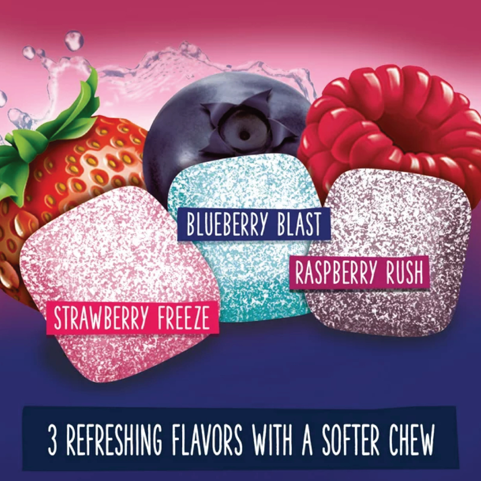2x Bottles Wrigley's Extra Refreshers Berry Mix Gum | 40 Per Bottle | Sugar Free gallery