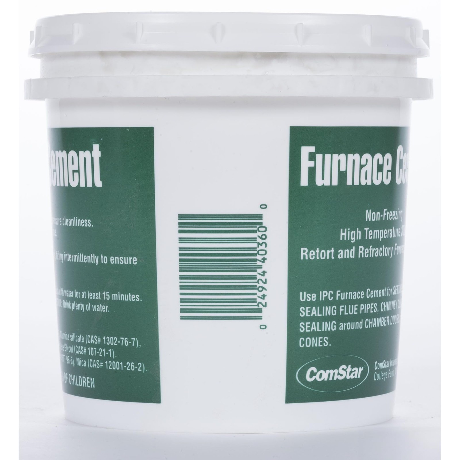 Furnace Cement, Ready-to-Use Refractory Retort Cement, High Temperature Ceme... gallery