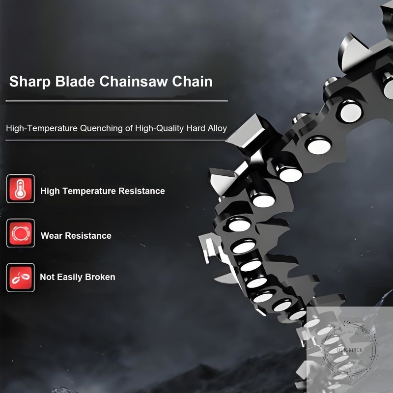 8 Inch Chainsaw Chain Replacement- 2 Chains and 1 Guide Bar for 8 Inch Mini gallery